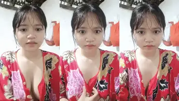 ABG Daster Merah live remas toket