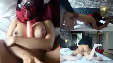 Bokep Hijab Cadar Merah Memek Digenjot