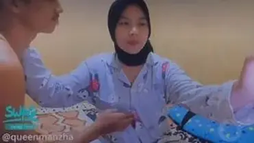 Ukhti Hijab Cantik Pasrah Di Kasur Malam 2026